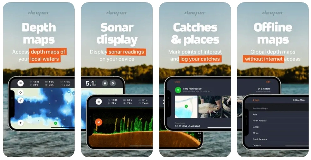 Deeper Fish Finder App