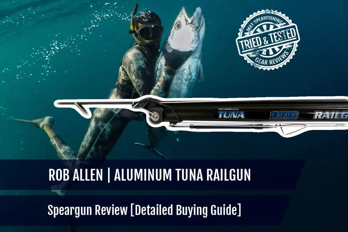 rob allen aluminum tuna railgun speargun review