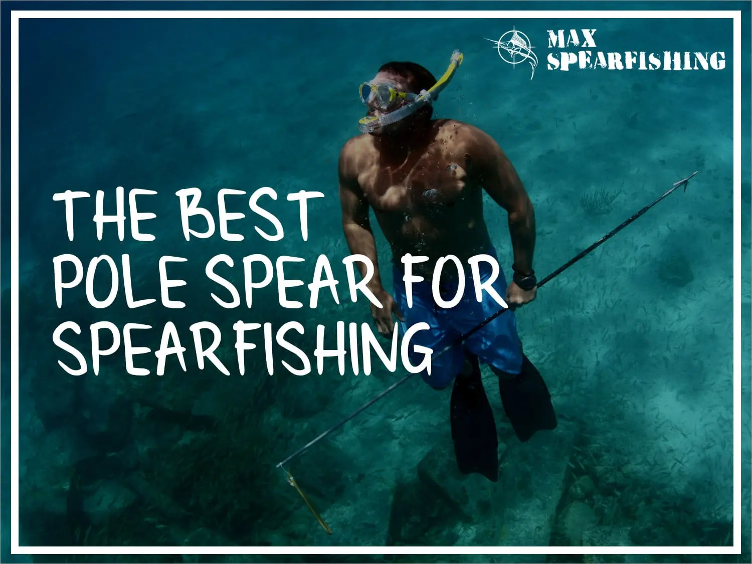 Spearfishing 5' Fiber Glass Travel 2piece Hawaiian Sling Pole Spear 3 Tips  Set 